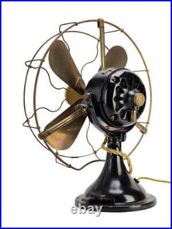 Circa 1913 12 GE SMY (Small Motor Yoke) Desk Fan