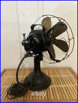 Circa 1914 16 6 blade GE SMY Desk Fan