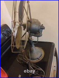 Classic Large Antique Westinghouse Oscillating Multi Speed Fan