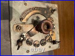 Crocker Wheeler Bipolar Edison Rheostat Antique Electric Fan Meter Motor
