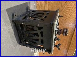 Crocker Wheeler Bipolar Edison Rheostat Antique Electric Fan Meter Motor