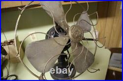 Diehl 16 antique electric fan with brass blade and cage, fairly early Diehl