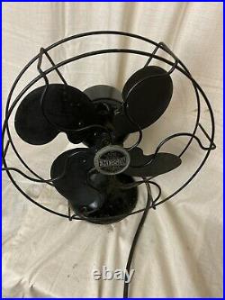Emerson 2250B One Speed 4 Blade Oscillating Fan Bullwinkle Blades 10 Cage