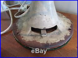 Emerson Electric 3 Speed Oscillating Pedestal Antique Fan 6 Blade #71666 Running