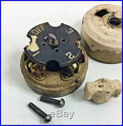 Emerson Electric ANTIQUE CEILING FAN SWITCH Four Position for 3 Speeds Diamond H