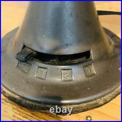 Emerson Electric Vintage Antique Fan Cone Base Works Great