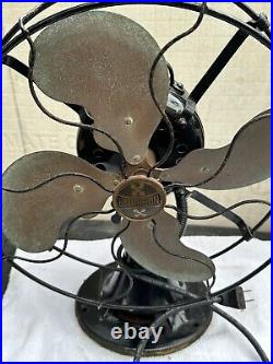 Emerson Fan Brass Blades Cast Iron Works Great