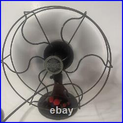 Emerson Vintage Oscillating fan. Model 2250C 13 Inches WORKS Art Deco 1930s