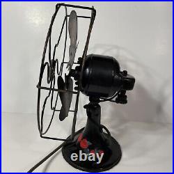 Emerson Vintage Oscillating fan. Model 2250C 13 Inches WORKS Art Deco 1930s