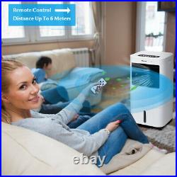 Evaporative Portable Air Cooler Fan & Humidifier with Remote Control 7.5 Timer