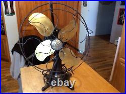 Extremely Rare ECK Hurricane Oscillating Fan Ming Blades