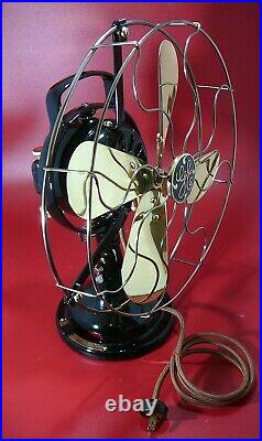 GE Antique Fan, 13 Cage, c. 1919, Collectors Dream. Restored, Authentic, Beautif