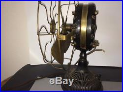 GE FAN G E 12 inch FAN 1901 ANTIQUE General Electric FAN Decor MAKE OFFER vtg