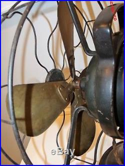 GE General Electric Antique Fan Oscillating Works