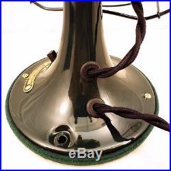 GE General Electric WHIZ Antique Brass Blades Fan Restored LOOK