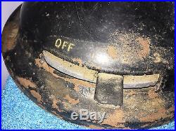 GE Kidney Oscillator Electric Fan Brass, Original Paint, 12 Old Motor Antique