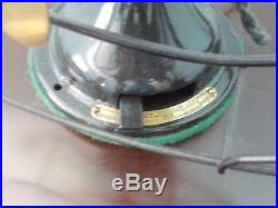 GE antique fan, polished brass blade Restored