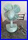 GENERAL-ELECTRIC-2-SPEED-OSCILATING-FAN-F15S125-TEAL-BLUE-GREEN-1950-s-01-abnn