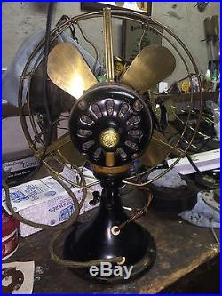 Ge Collar Oscillator Antique Brass Fan