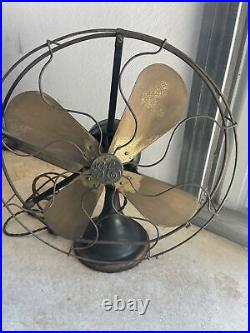 Ge Fan Brass Blade And Cage Tank Motor