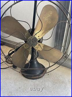 Ge Fan Brass Blade And Cage Tank Motor