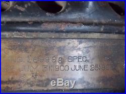 General electric cast iron 12 antique desk fan steam punk brass blade 1900-1901