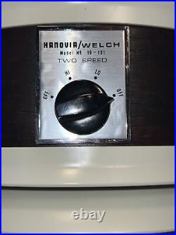 Hanovia Welch Fan 2 Speed Hassock Floor 10-101 Vintage New In Box Deaddtock