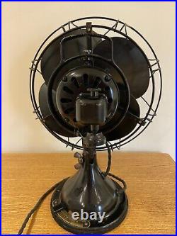 Hard To Find Antique Hunter Oscillating 3 Speed Desk Fan