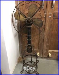 Lake Breeze Antique Hot Air Kerosene Stirling Engine Motor Pedestal Floor Fan