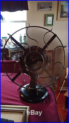 Large Antique Cast Iron Westinghouse Electric 6 Blade Fan Style 133580 Ca 1910