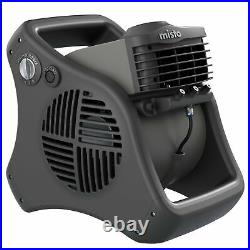 Lasko 15 Pivoting Misto Outdoor Misting Fan with GFCI Cord and 3 Speeds, Black