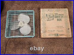 McGraw-Edison Co. Vintage Eskimo Model 201370 Box Fan Original Packaging Works