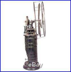 Mechanism Antique Style Old 1920's Jot's Patent Radio Kerosene Fan Fan's HB 01