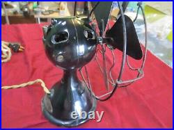 Menominee round ball antique electric fan, working unrestored original, 110 volt