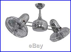 NEW 39 In Vintage Antique Electric Indoor LED Light Ceiling Fan Speed Blades