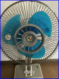 National Antique Electric Fan Three Propeller Vintage Showa Old From JAPAN