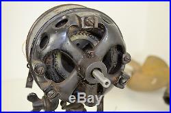 Nice 16 Century S3 Skeletal Motor Oscillating Fan Electric Antique Early Stump