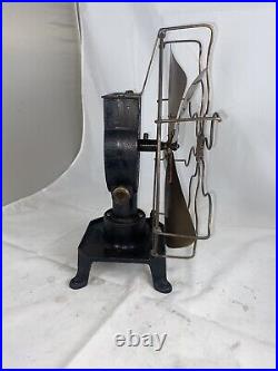 Nice Original Specialty Mfg Co 12 Brass Blade And Cage Water Fan. Rare Fan
