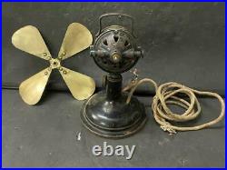 Old Antique Rare Marelli Universale No. 3162781 Electric Table Fan, Made In Italy