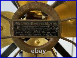 Origianl 1917 Lake Breeze Hot Air Stirling Engine Motor Fan Antique Hit and Miss