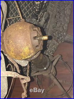 Pre Electric Hot Air Fan Lake Breeze Motor Antique Kerosene Stirling Engine