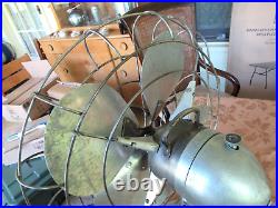 Pre War HUNTER Zephair #265 Type C-16 16 Inch Electric 3-Speed Table Fan