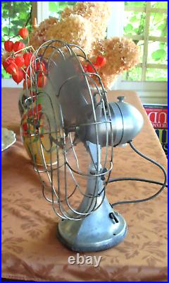 Pre War HUNTER Zephair #265 Type C-16 16 Inch Electric 3-Speed Table Fan