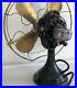 RARE-Antique-General-Electric-GE-1911-KIDNEY-Oscillating-Fan-16-brass-blades-01-xob