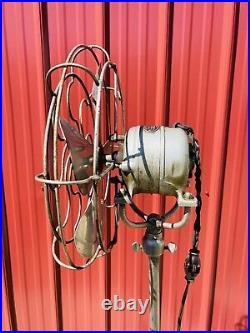 RARE Antique Holtzer Cabot Electric Co. Alternating Fan Motor 13 X 6 Ft