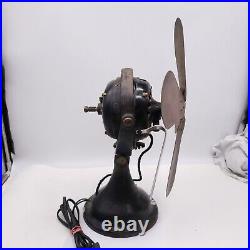 RARE General Electric 16 Oscillating Brass Blade GE Fan 3 Speed 4 Blade 1901