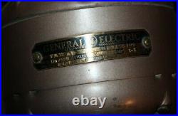 RARE Vintage 1940s General Electric 6 Ft Vortalex Floor Oscillating Fan FM12M11