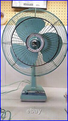 RARE Vintage MITSUBISHI Electric Fan Antique Showa Retro 3 Stages Japan Remote