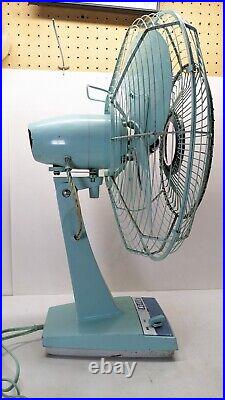 RARE Vintage MITSUBISHI Electric Fan Antique Showa Retro 3 Stages Japan Remote