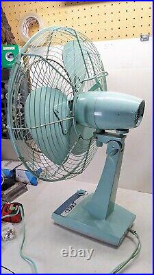 RARE Vintage MITSUBISHI Electric Fan Antique Showa Retro 3 Stages Japan Remote